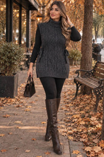 وست بافت یقه اسکی 🎀💞کد 23926 آرات